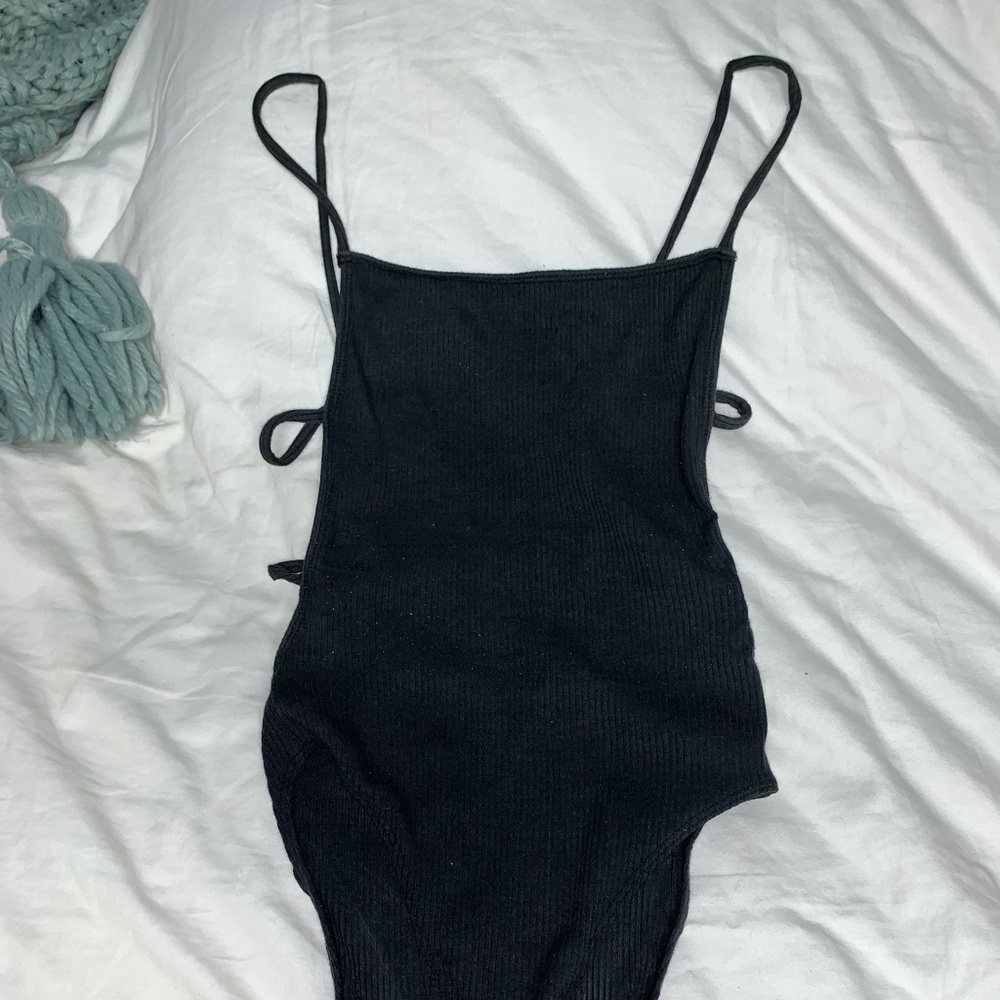 open back body suit !!